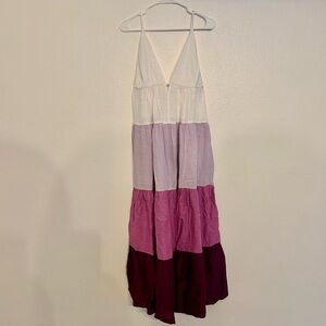 Anthropologie The Raya Colorblock Maxi Dress